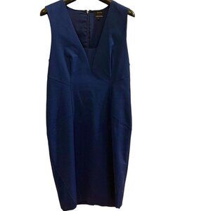 RW&CO Cobalt Blue Sleeveless Sheath Dress Size 14